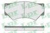 LPR 05P1651 Brake Pad Set, disc brake